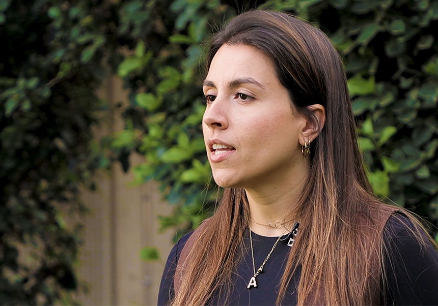 imatge de la titulada Alba González